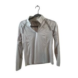 Airat Girls White Long Sleeve High Neck Riding Top Size XL